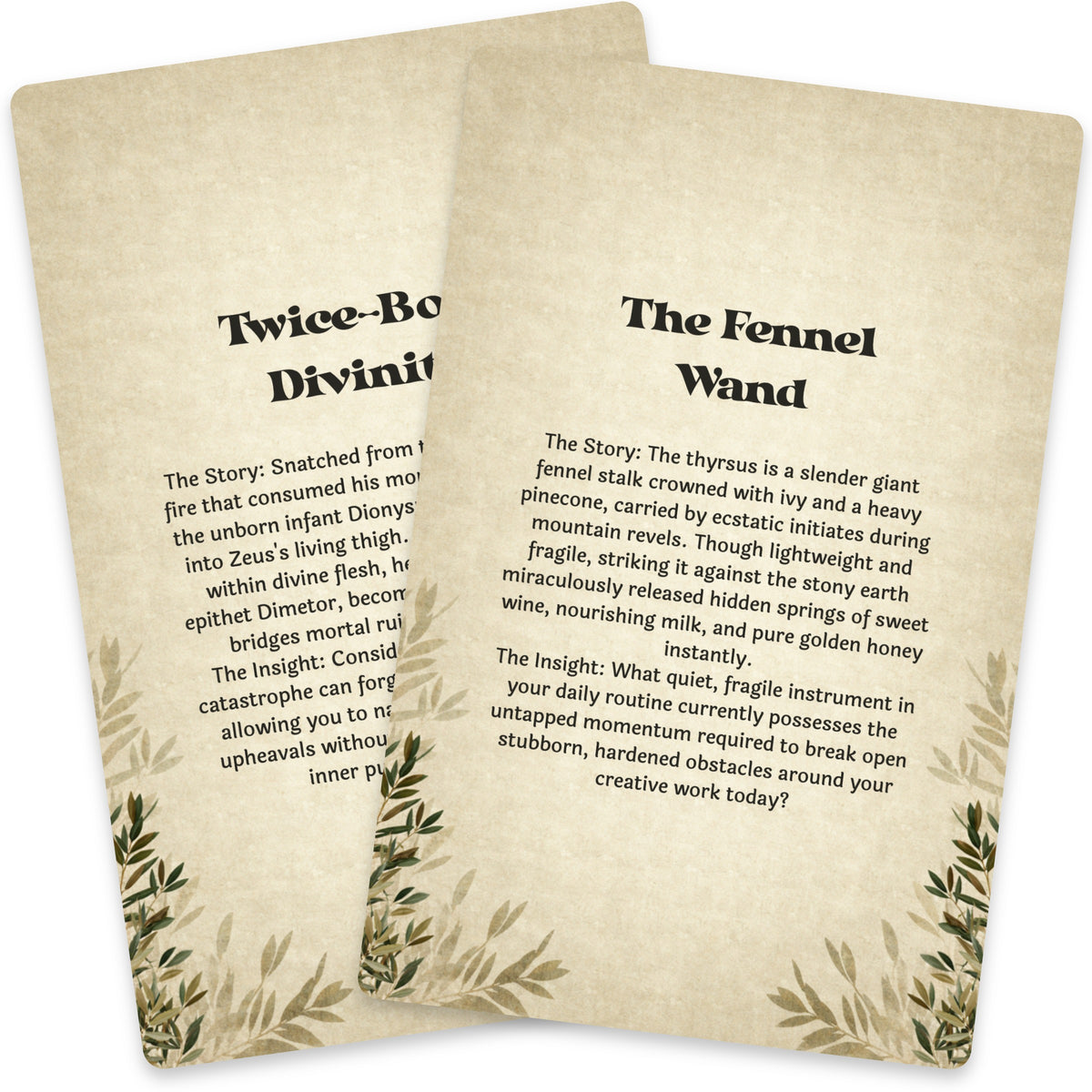 The Oracle of Dionysus – Greek God of Wine and Ecstasy Oracle Cards, 22-Card Mythology Deck — arrangement 10