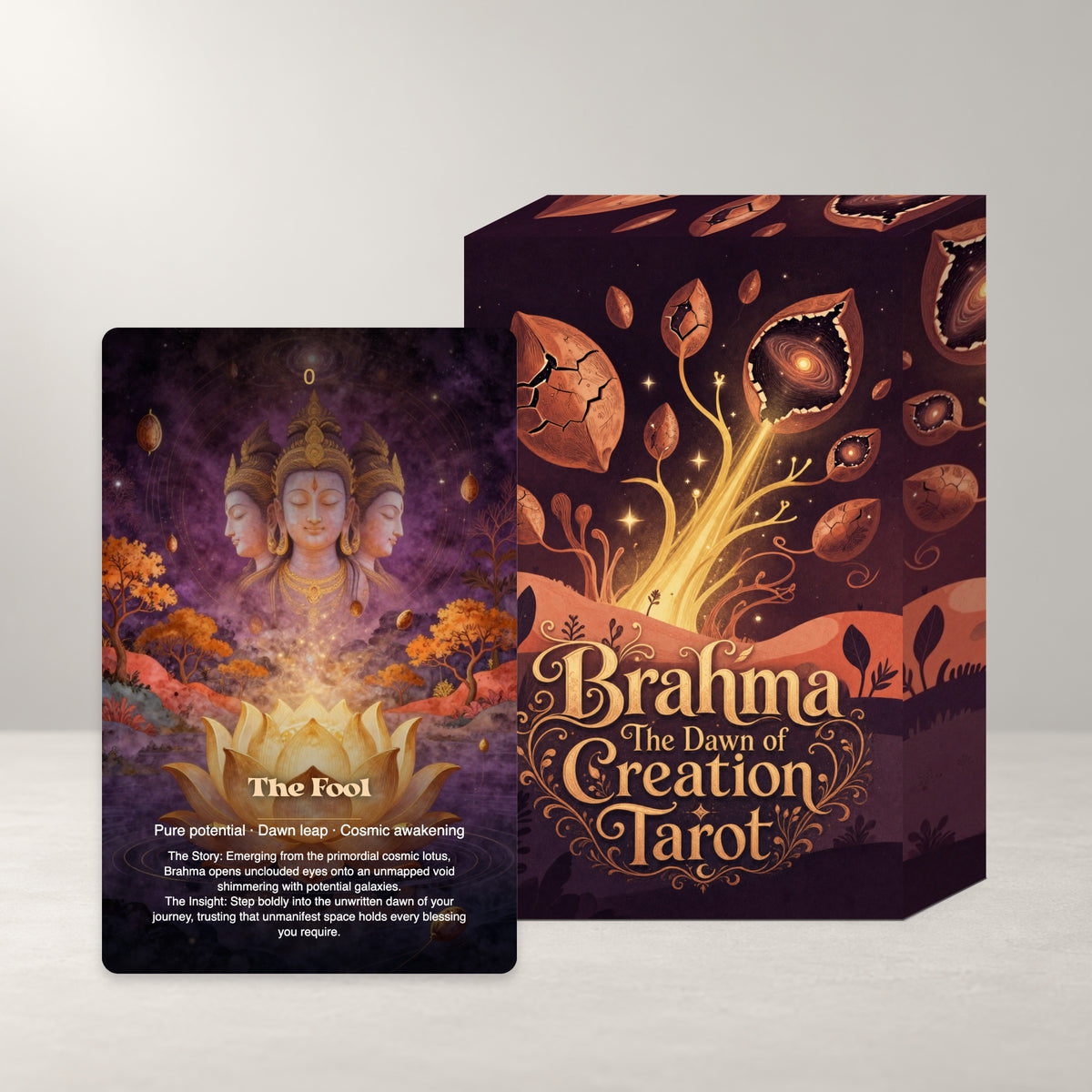 Brahma The Dawn of Creation Tarot — arrangement 1