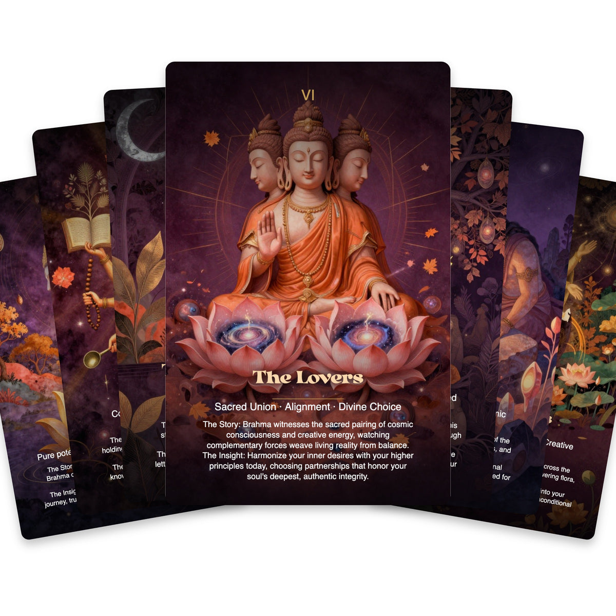 Brahma The Dawn of Creation Tarot — arrangement 3