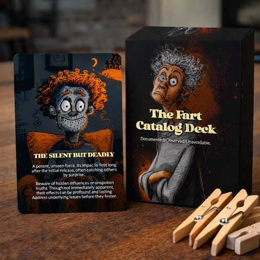 The Fart Catalog Deck - Documented. Observed. Unavoidable.