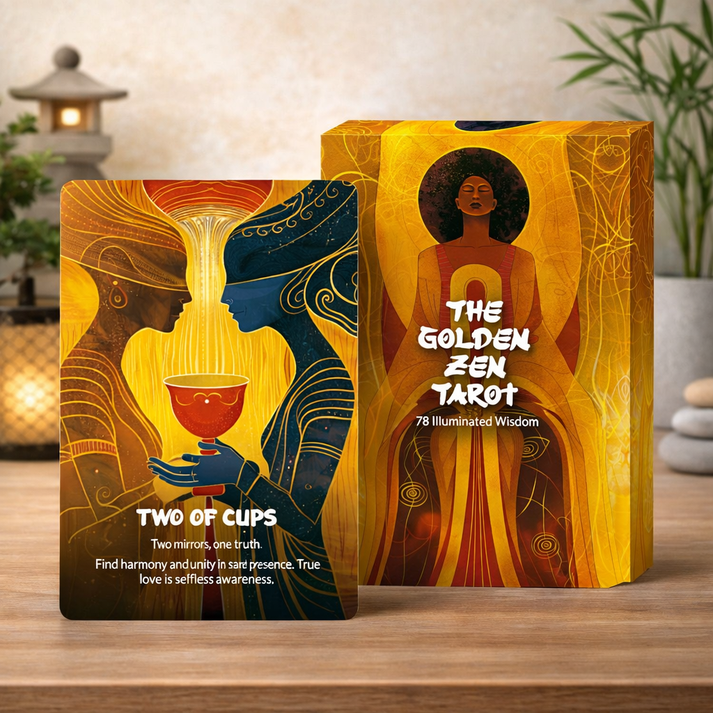 The Golden Zen Tarot - 78 Illuminated Wisdom – Ibiza Tarot