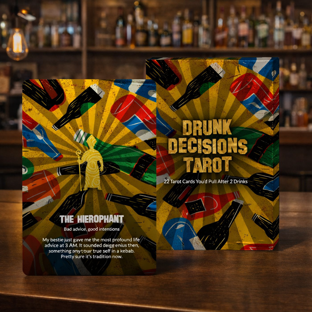Drunk Decisions Tarot - 22 Tarot Cards You’d Pull After 2 Drinks