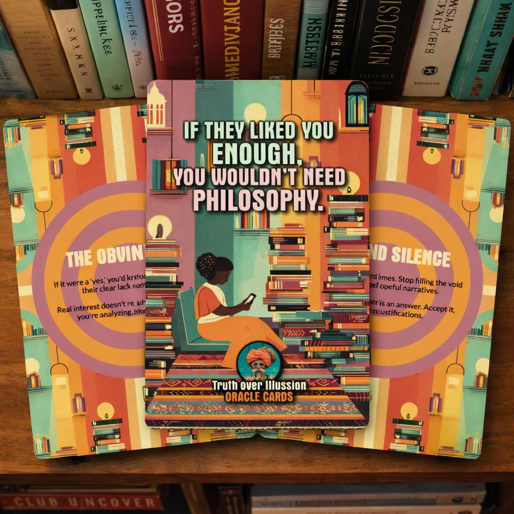 If they liked you enough, You wouldn’t need Philosophy - 22 Oracle Cards