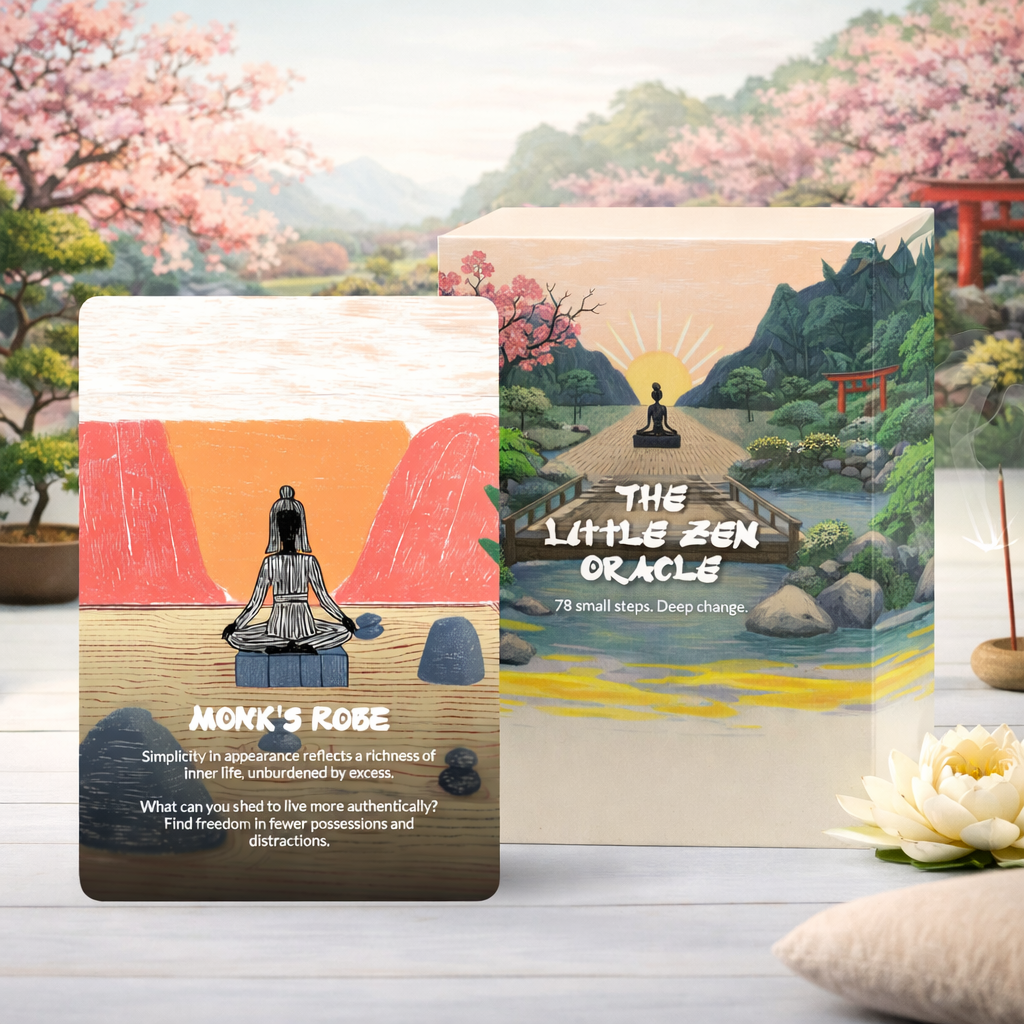 The Little Zen Oracle Deck - 78 small steps. Deep change.
