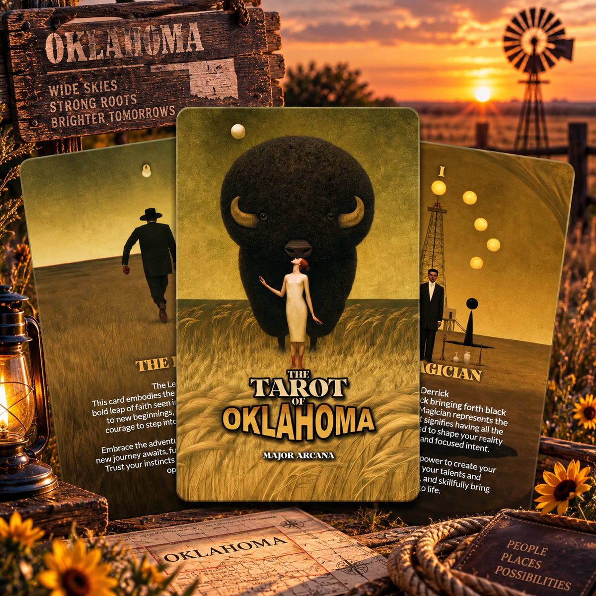 The Tarot of Oklahoma - The 22 Major Arcana