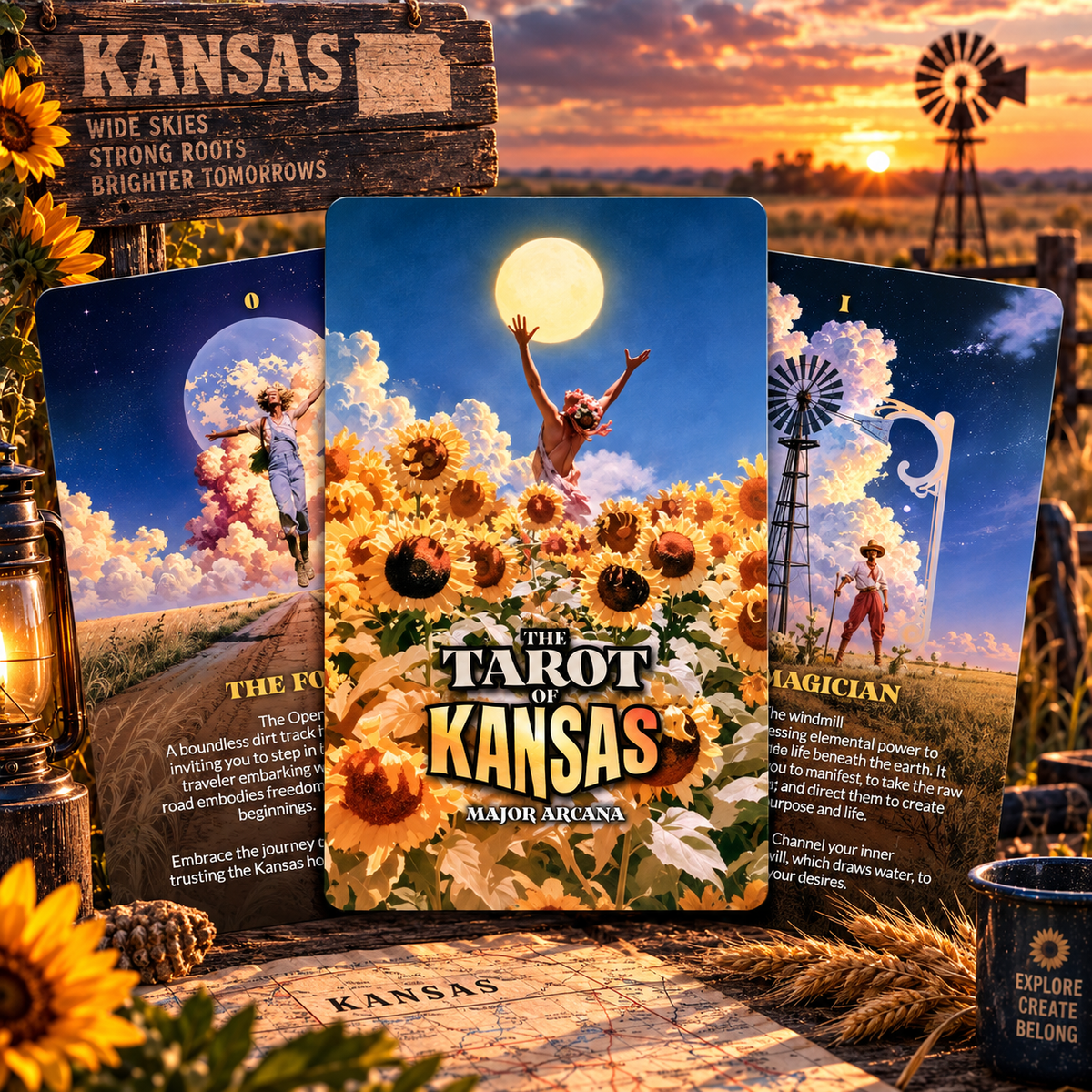 The Tarot of Kansas - The 22 Major arcana