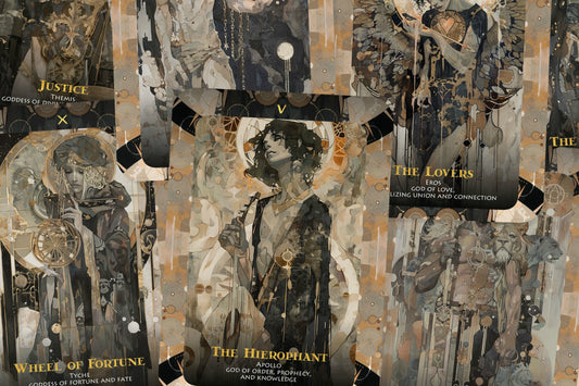 The Tarot of Olympus - 78 cards - Tales of the Greek Gods - Tarot - Tarot Deck - Fortune Telling - Divination tools