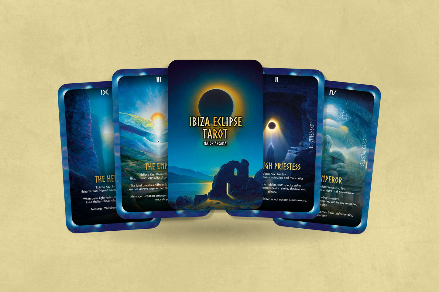 Ibiza Eclipse Tarot - Major Arcana