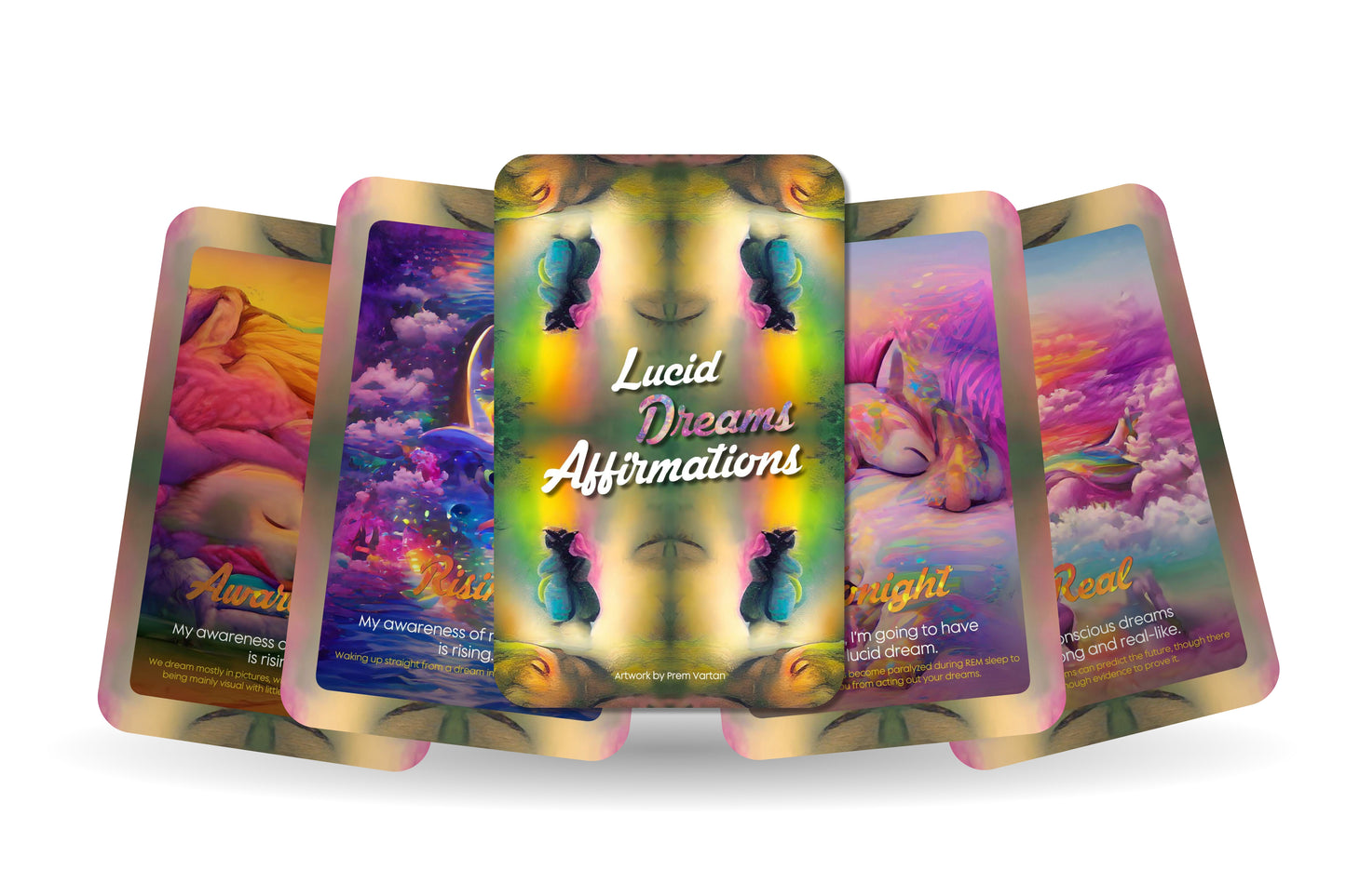 Lucid Dreams Affirmations - Wisdom Cards for Lucid Dreams