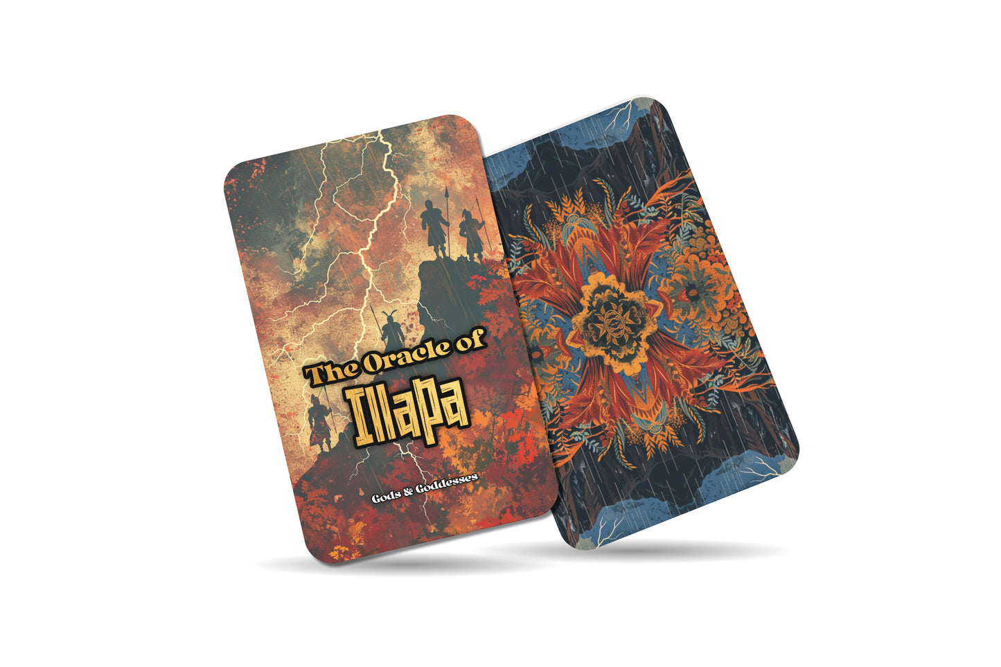 The Oracle of Illapa – A Thunder God Oracle Deck – 22 Oracle Cards – Lord of Rain & Lightning