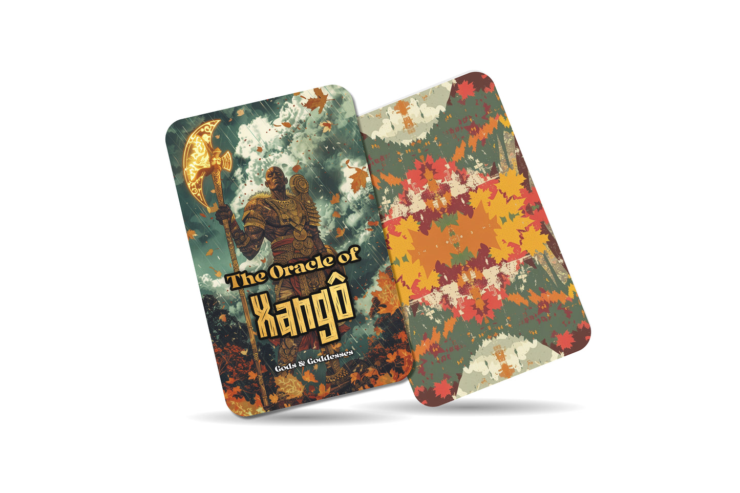 The Oracle of Xangô – A Justice God Oracle Deck – 22 Oracle Cards – Wielder of Thunder & Balance