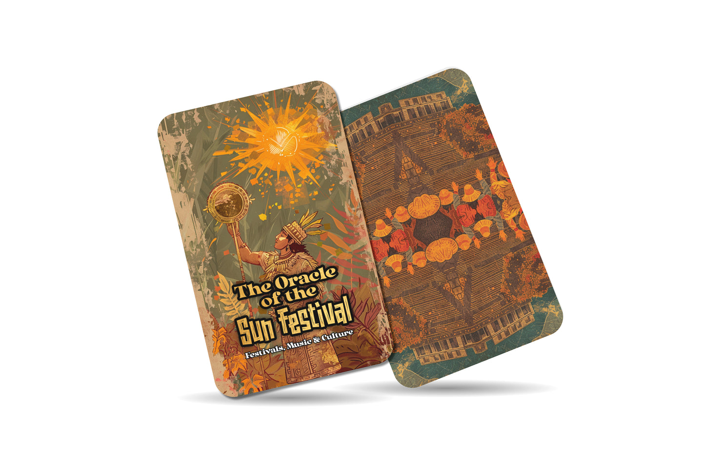 The Oracle of the Sun Festival – A Solar Celebration Oracle Deck – 22 Oracle Cards – Power of Light & Renewal