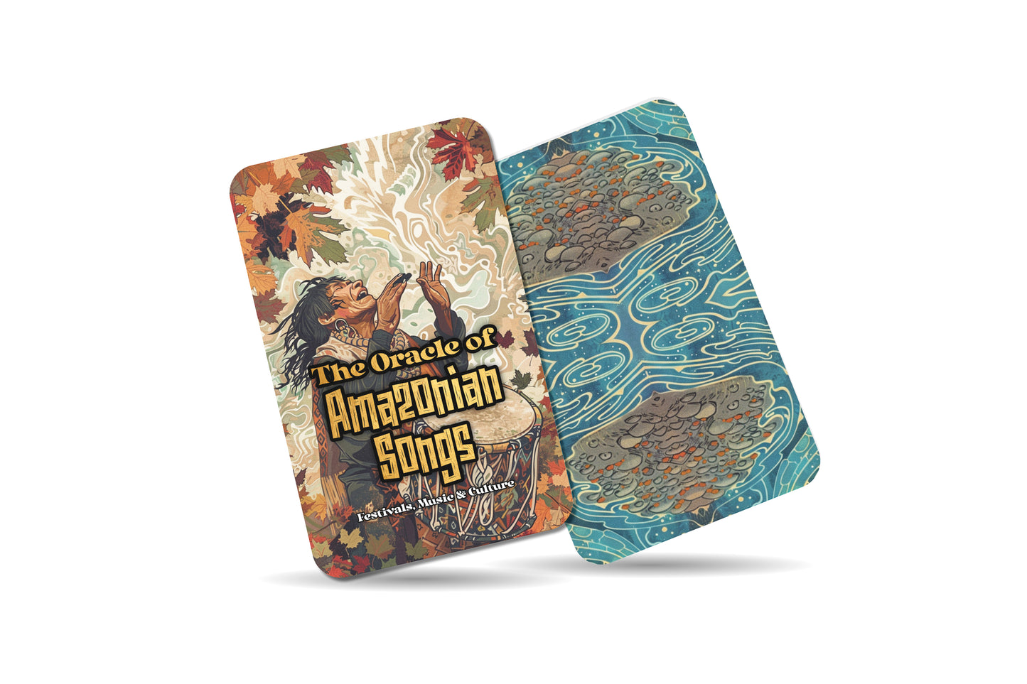 The Oracle of Amazonian Songs – A Jungle Rhythm Oracle Deck – 22 Oracle Cards – Spirit Chants of the Rainforest