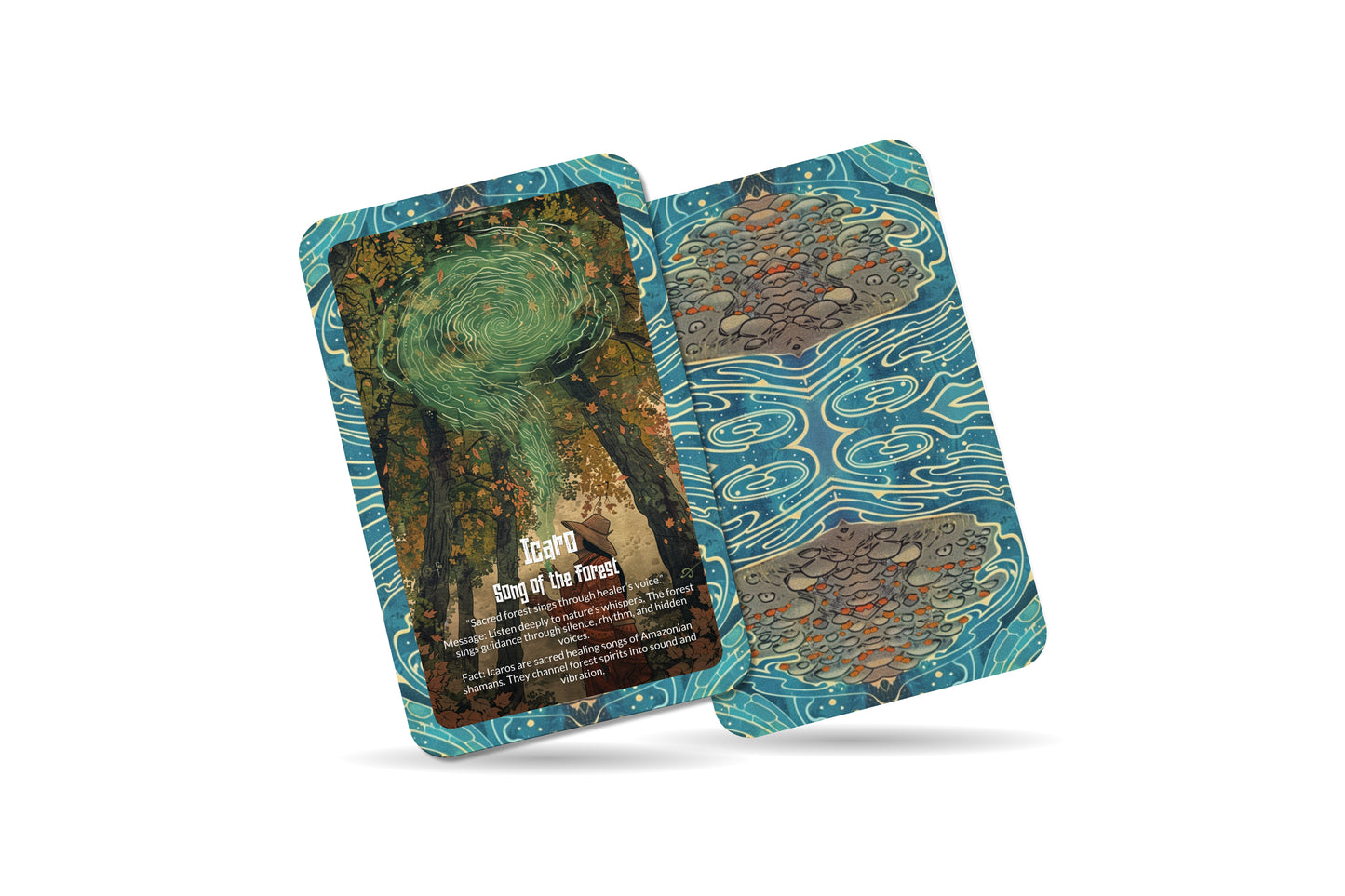 The Oracle of Amazonian Songs – A Jungle Rhythm Oracle Deck – 22 Oracle Cards – Spirit Chants of the Rainforest