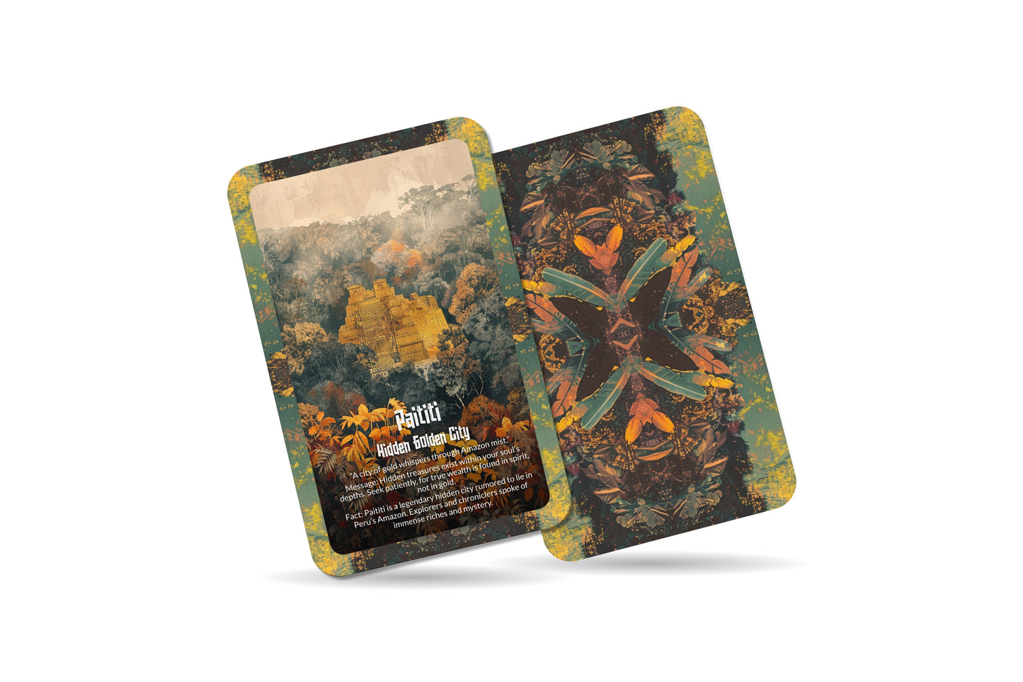 The Oracle of Paititi – A Hidden Realms Oracle Deck – 22 Oracle Cards – Mystical City of Lost Treasures