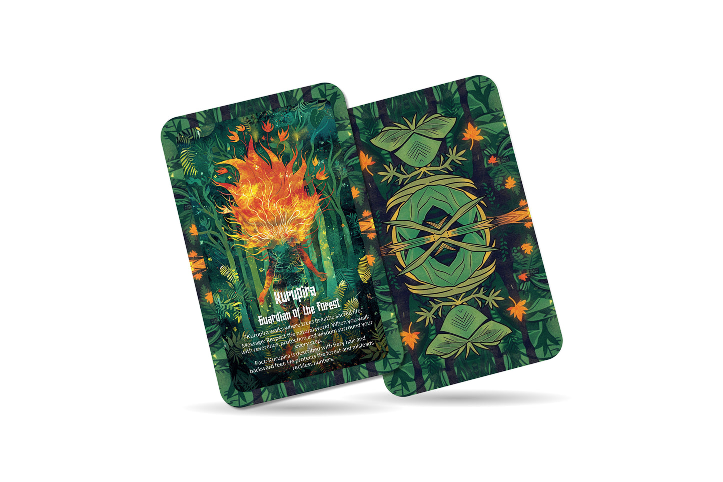 The Oracle of Kurupira – A Jungle Trickster Oracle Deck – 22 Oracle Cards – Protector of the Amazon