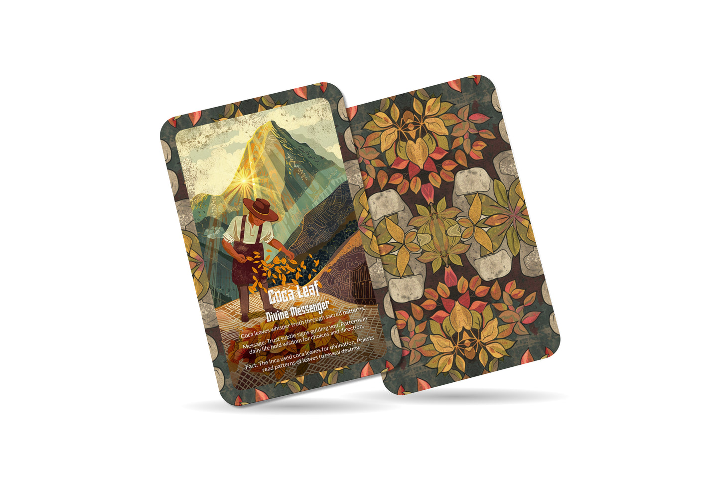 The Oracle of the Coca Leaf – A Divination Oracle Deck – 22 Oracle Cards – Ancestral Medicine & Sacred Offerings