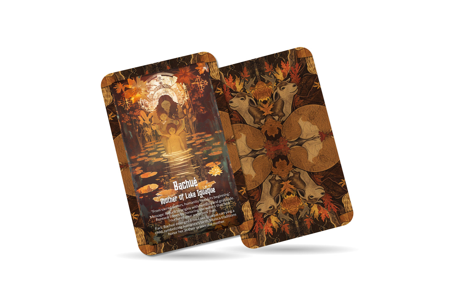 The Oracle of Bachué – A Mother Goddess Oracle Deck – 22 Oracle Cards – Primordial Source of Humanity