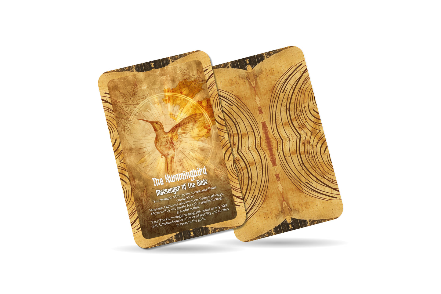 The Oracle of the Nazca Lines – A Sacred Geometry Oracle Deck – 22 Oracle Cards – Mysteries Etched in Desert Sands