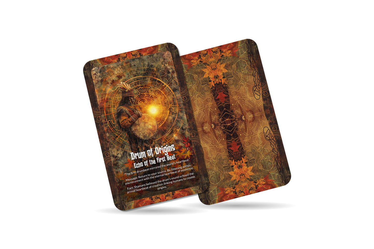 The Oracle of the Shaman’s Drum – A Ritual Rhythm Oracle Deck – 22 Oracle Cards – Heartbeat of Spirit & Ceremony