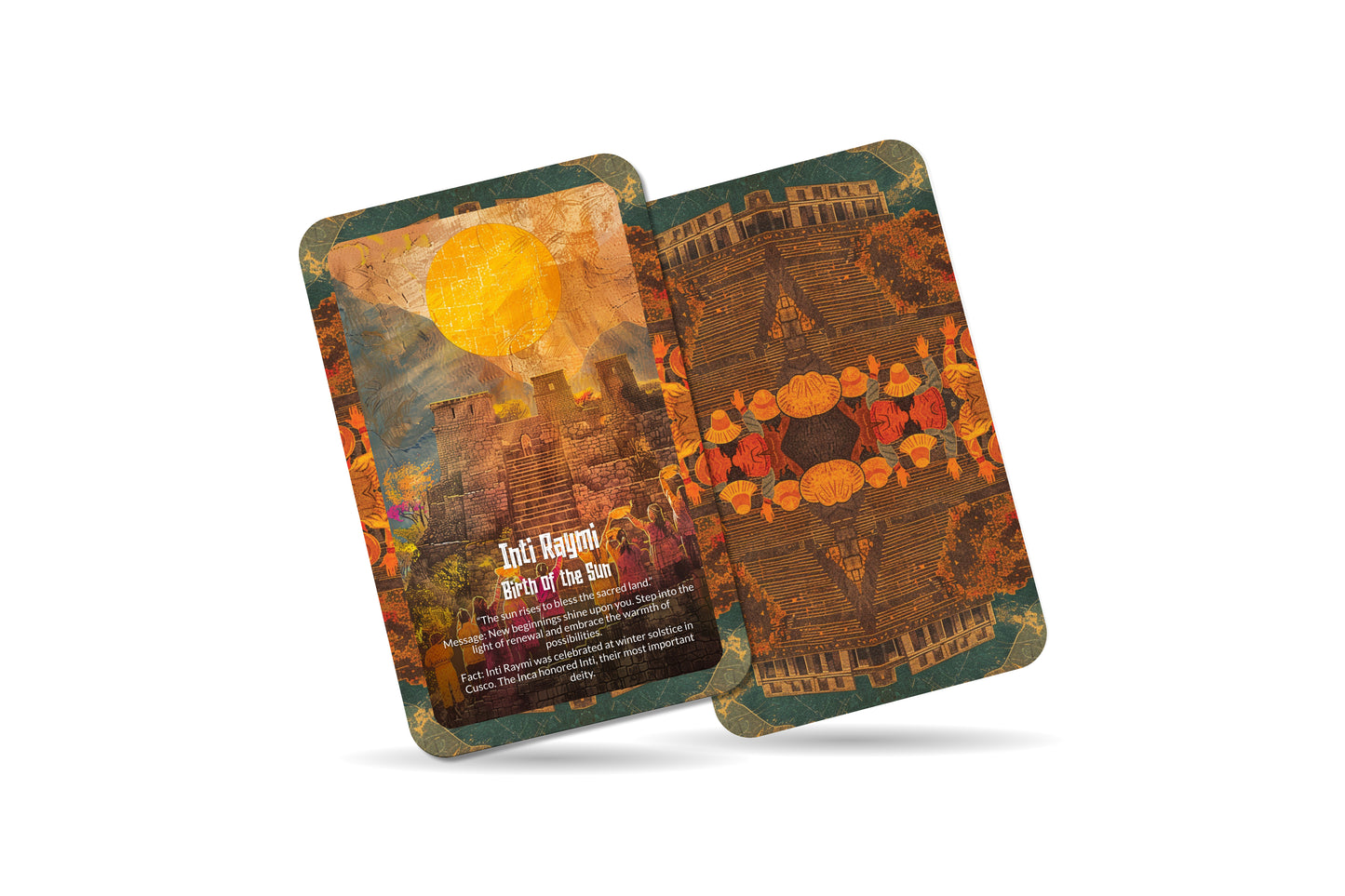 The Oracle of the Sun Festival – A Solar Celebration Oracle Deck – 22 Oracle Cards – Power of Light & Renewal