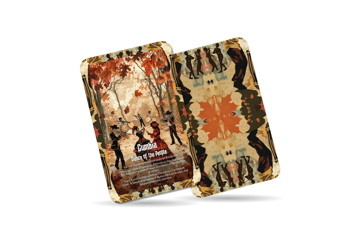 The Oracle of Cumbia – A Dance of Spirit Oracle Deck – 22 Oracle Cards – Music of the People’s Soul