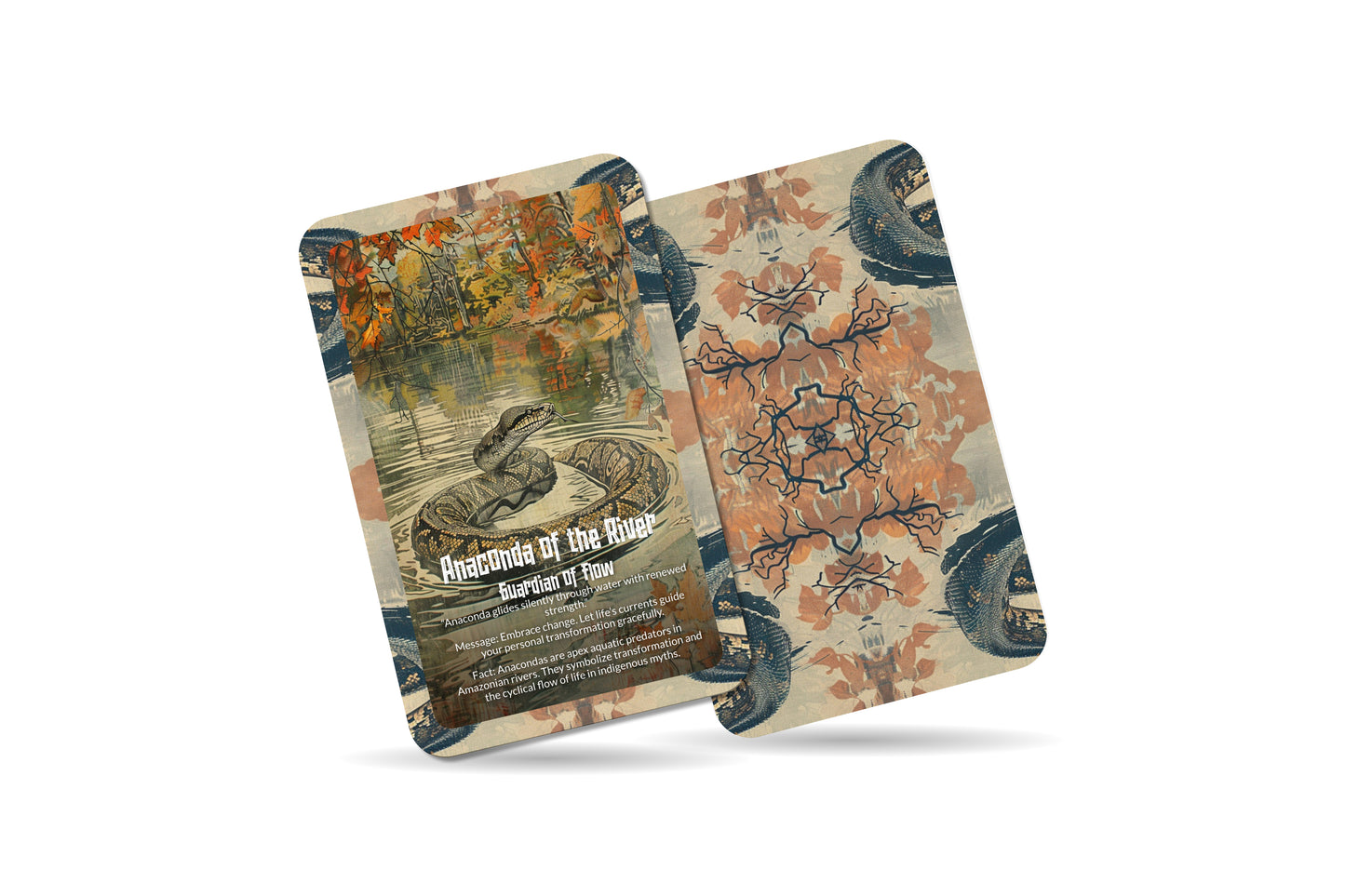 The Oracle of the Anaconda – A River Guardian Oracle Deck – 22 Oracle Cards – Spirit of Flow & Power