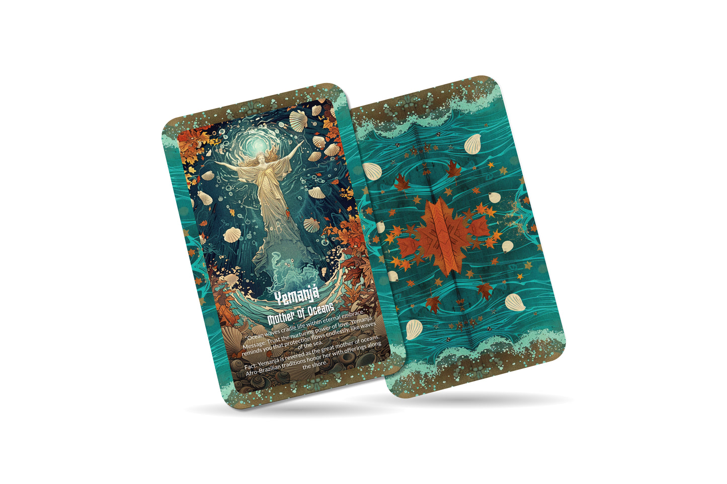 The Oracle of Yemanjá – An Ocean Goddess Oracle Deck – 22 Oracle Cards – Mother of Waters & Fertility