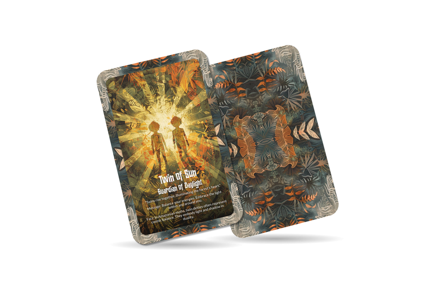 The Oracle of Sacred Twins – A Duality Oracle Deck – 22 Oracle Cards – Balance of Shadow & Light