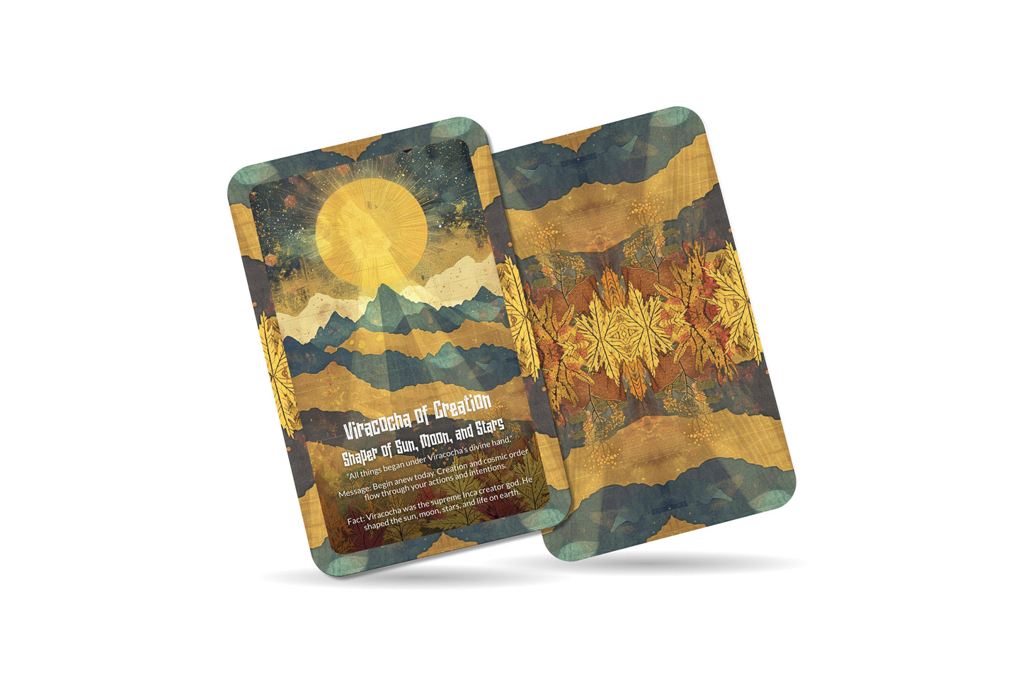 The Oracle of Viracocha – A Creator God Oracle Deck – 22 Oracle Cards – Maker of Earth & Sky