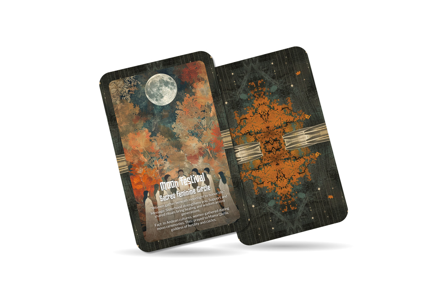 The Oracle of the Moon Festival – A Lunar Celebration Oracle Deck – 22 Oracle Cards – Spirit of Night Rituals