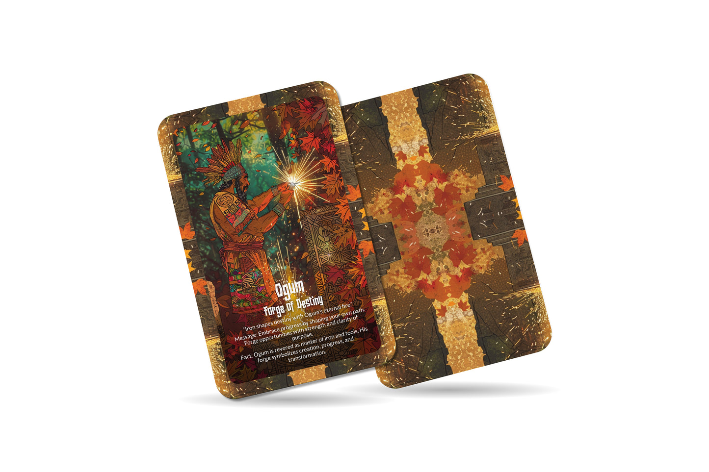 The Oracle of Ogum – A Warrior God Oracle Deck – 22 Oracle Cards – Spirit of Iron & Victory