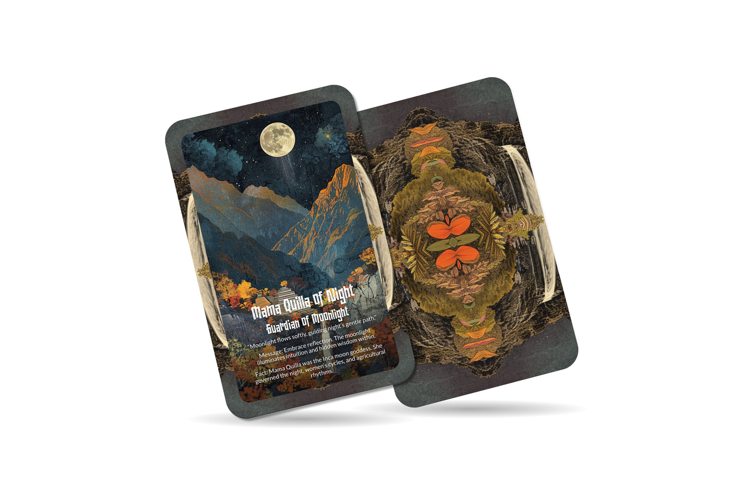 The Oracle of Mama Quilla – A Moon Goddess Oracle Deck – 22 Oracle Cards – Mother of Night & Time