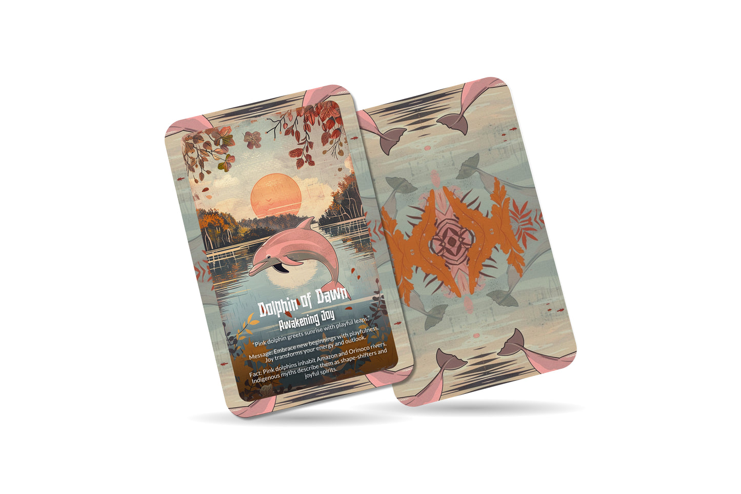 The Oracle of the Pink Dolphin – A River Spirit Oracle Deck – 22 Oracle Cards – Enchanter of Amazonian Waters