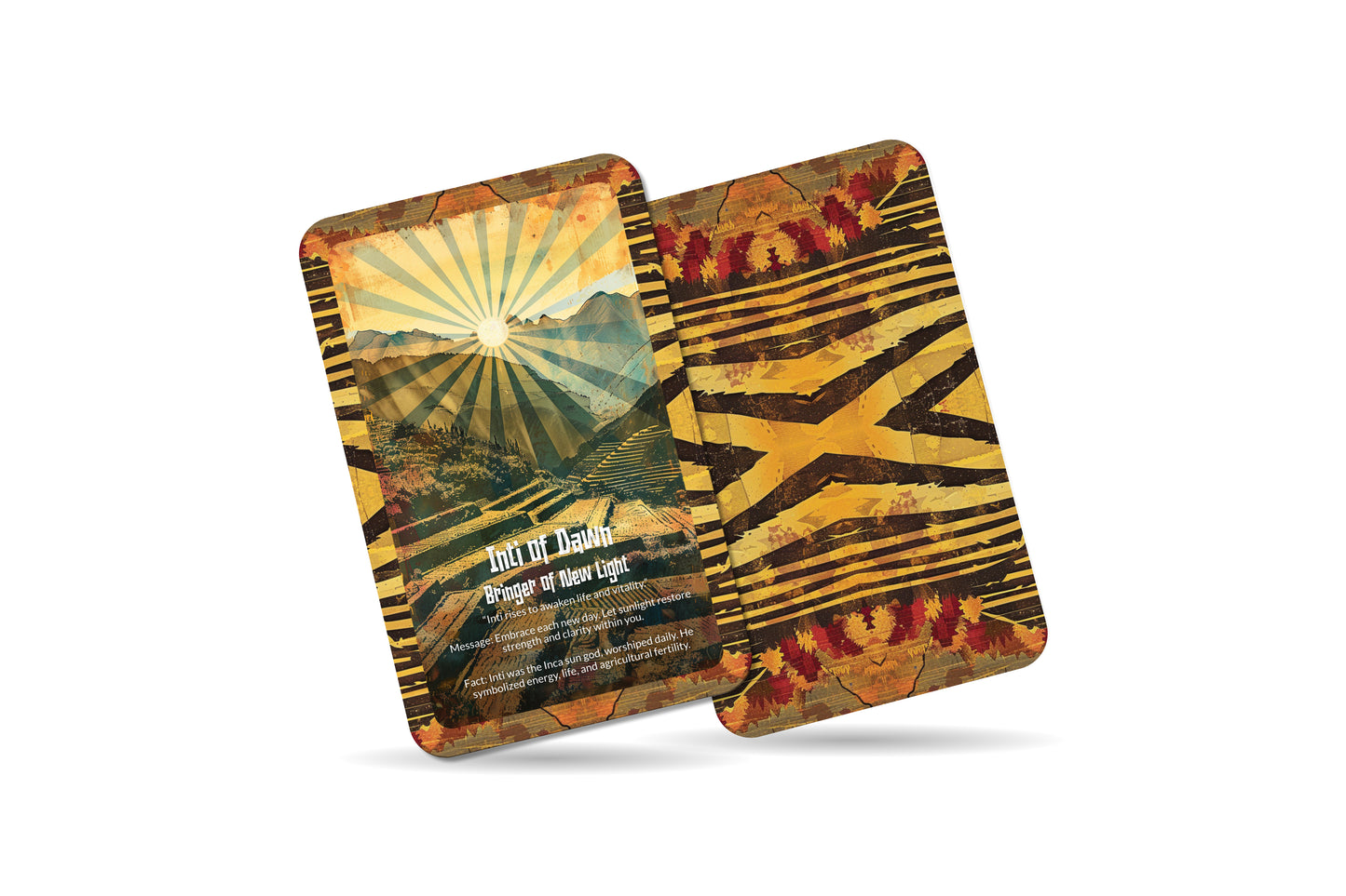 The Oracle of Inti – A Sun God Oracle Deck – 22 Oracle Cards – Bringer of Light & Life