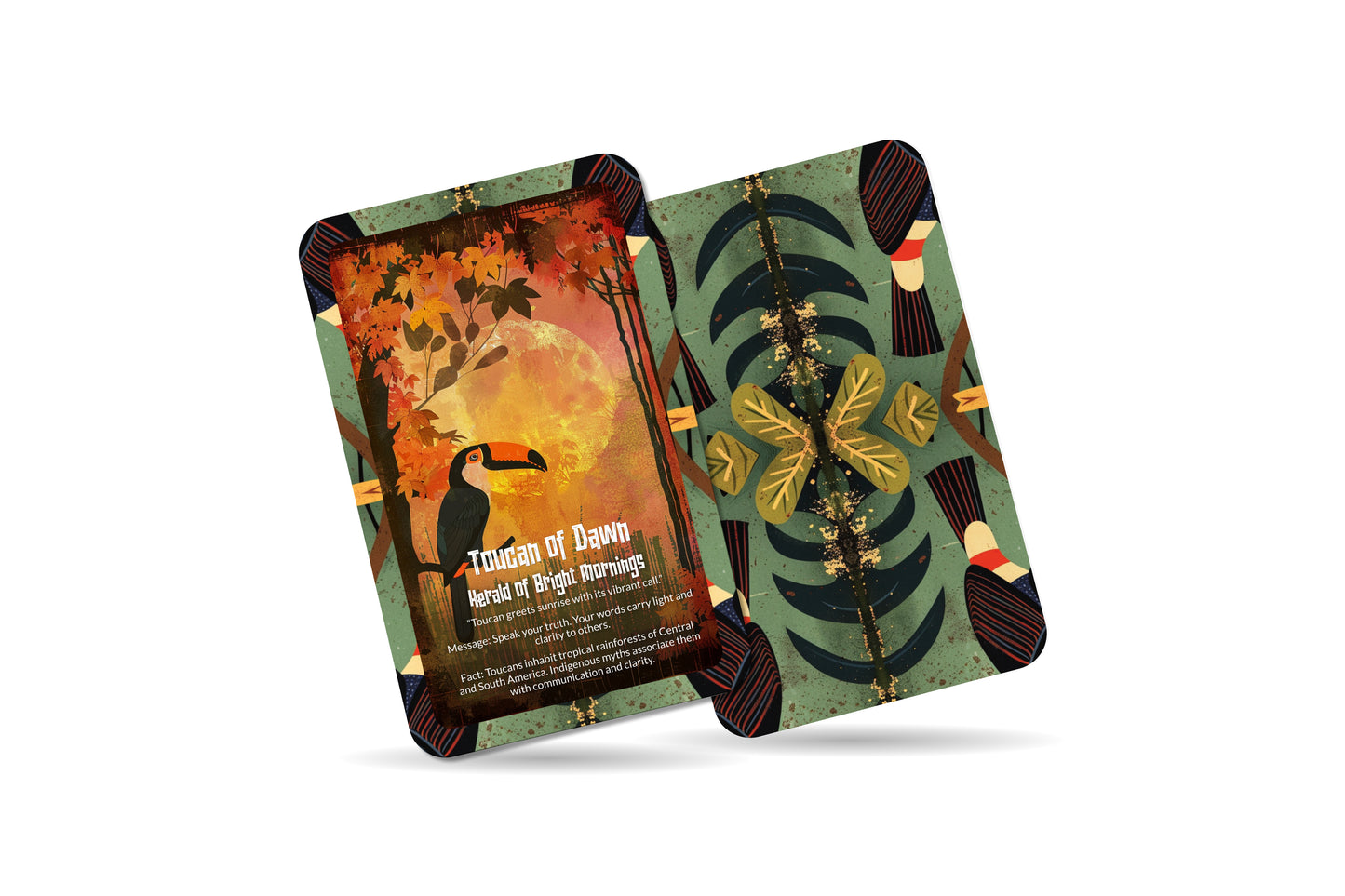 The Oracle of the Toucan – A Voice of Color Oracle Deck – 22 Oracle Cards – Messenger of the Tropics