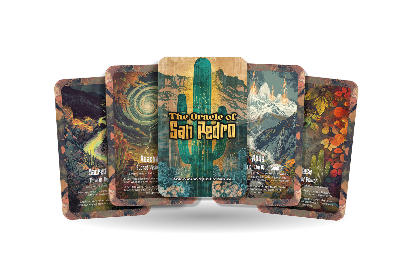 The Oracle of San Pedro – A Healing Cactus Oracle Deck – 22 Oracle Cards – Heart Awakening & Spiritual Vision
