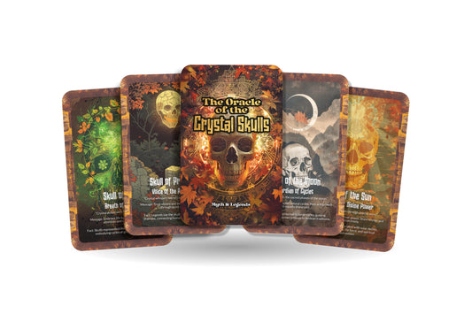 The Oracle of the Crystal Skulls – A Prophecy Oracle Deck – 22 Oracle Cards – Keepers of Ancient Knowledge
