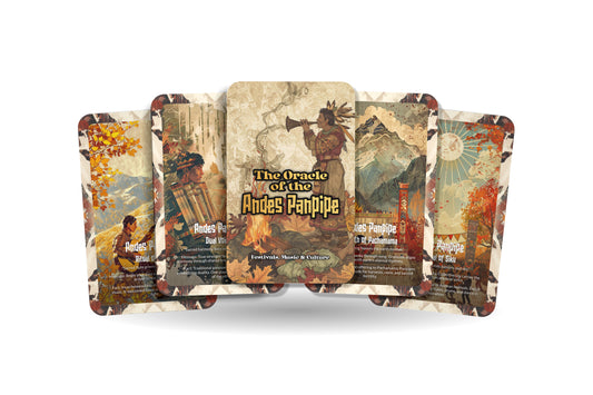 The Oracle of the Andes Panpipe – A Mountain Melody Oracle Deck – 22 Oracle Cards – Songs of Wind & Stone