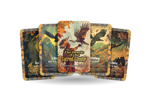 The Oracle of the Sacred Condor – A Sky Guardian Oracle Deck – 22 Oracle Cards – Messenger of the Andean Gods
