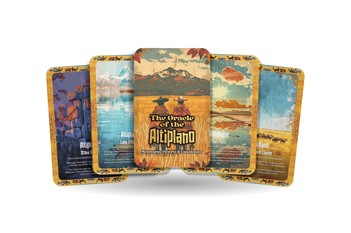 The Oracle of the Altiplano – A High Plains Oracle Deck – 22 Oracle Cards – Spirit of the Andean Plateau