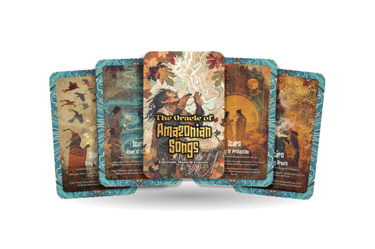 The Oracle of Amazonian Songs – A Jungle Rhythm Oracle Deck – 22 Oracle Cards – Spirit Chants of the Rainforest