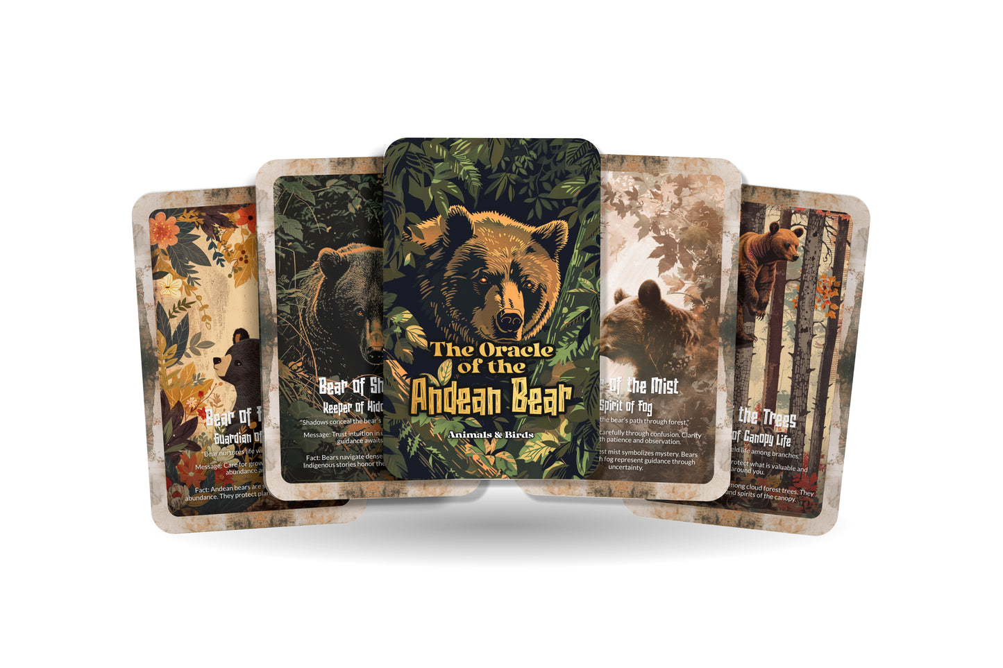 The Oracle of the Andean Bear – A Mountain Protector Oracle Deck – 22 Oracle Cards – Guardian of Sacred Highlands