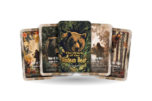 The Oracle of the Andean Bear – A Mountain Protector Oracle Deck – 22 Oracle Cards – Guardian of Sacred Highlands