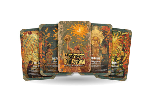 The Oracle of the Sun Festival – A Solar Celebration Oracle Deck – 22 Oracle Cards – Power of Light & Renewal