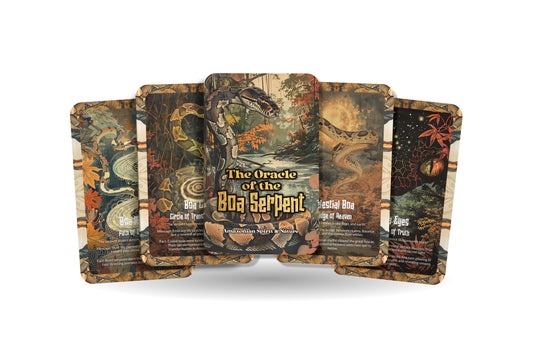 The Oracle of the Boa Serpent – A Primal Power Oracle Deck – 22 Oracle Cards – Keeper of Ancient Mysteries