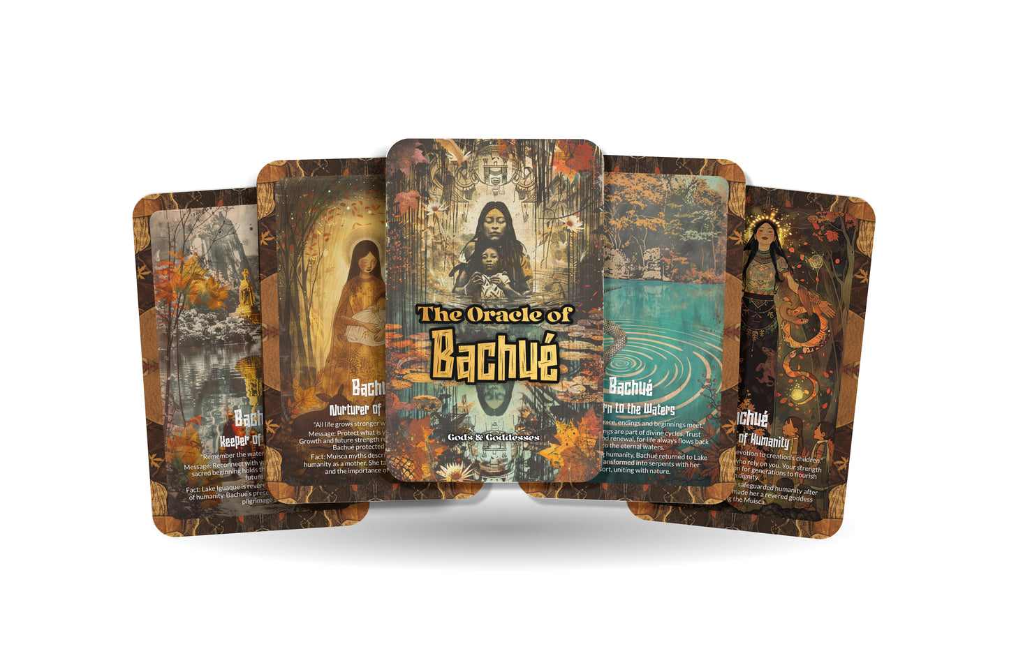 The Oracle of Bachué – A Mother Goddess Oracle Deck – 22 Oracle Cards – Primordial Source of Humanity