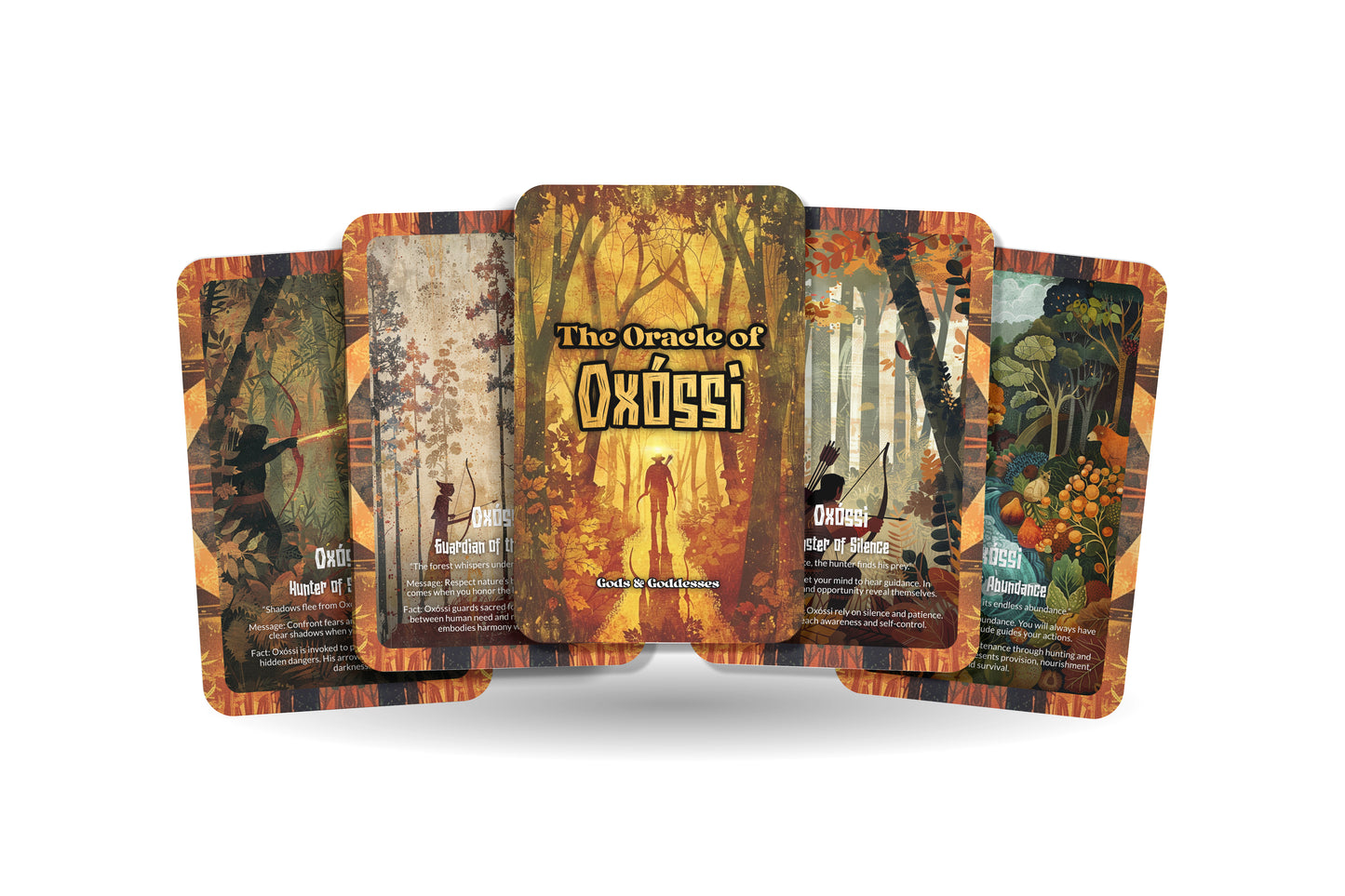The Oracle of Oxóssi – A Hunter God Oracle Deck – 22 Oracle Cards – Lord of the Forest & Abundance