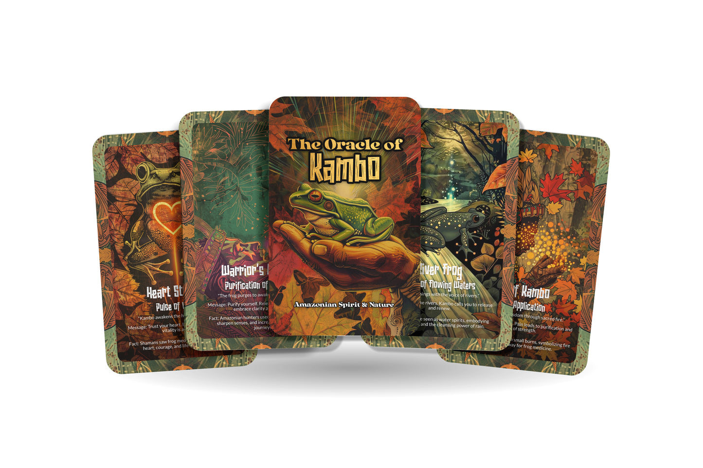 The Oracle of Kambo – A Sacred Frog Medicine Oracle Deck – 22 Oracle Cards – Purification & Spirit Cleansing