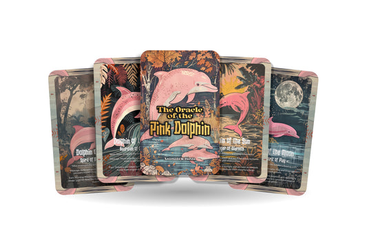 The Oracle of the Pink Dolphin – A River Spirit Oracle Deck – 22 Oracle Cards – Enchanter of Amazonian Waters